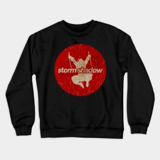 Storm Shadow - simple red circle vintage Crewneck Sweatshirt